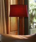 Burgundy Velvet Slipcover.